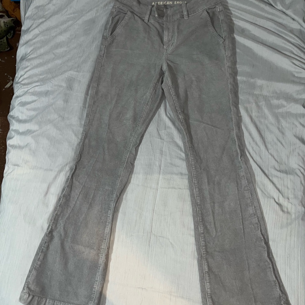 American Eagle Outfitters Women's Flare Gray Jeans